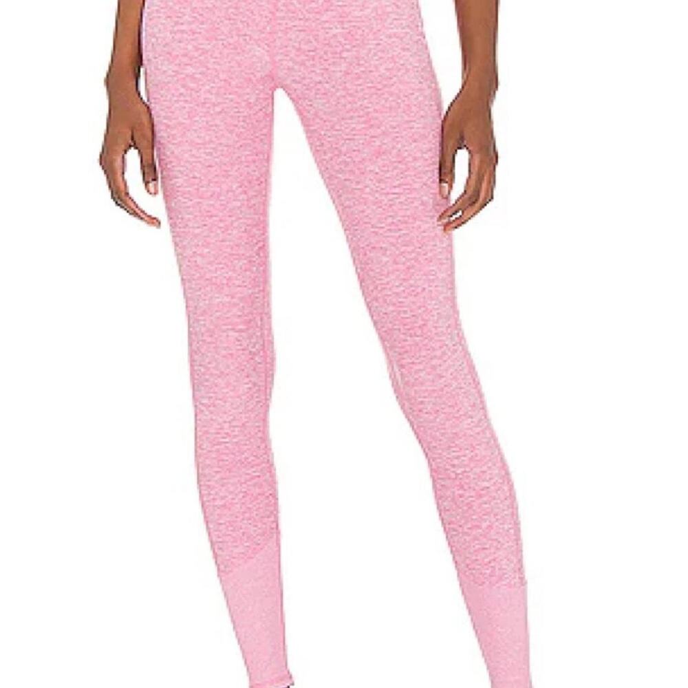 Alo yoga pink heathered leggings